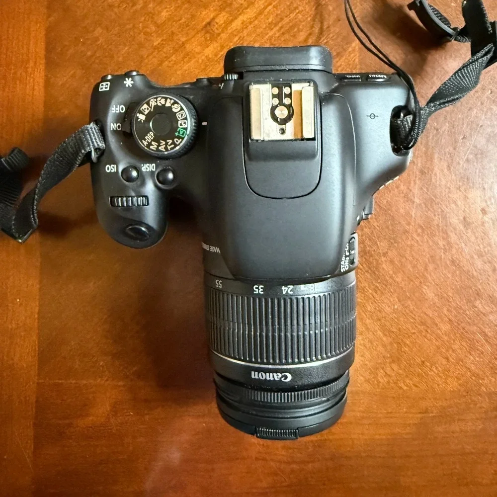 Canon EOS Rebel T3i DSLR Camera Bundle 18-55mm & 55-250mm Lenses‎ bag accesories